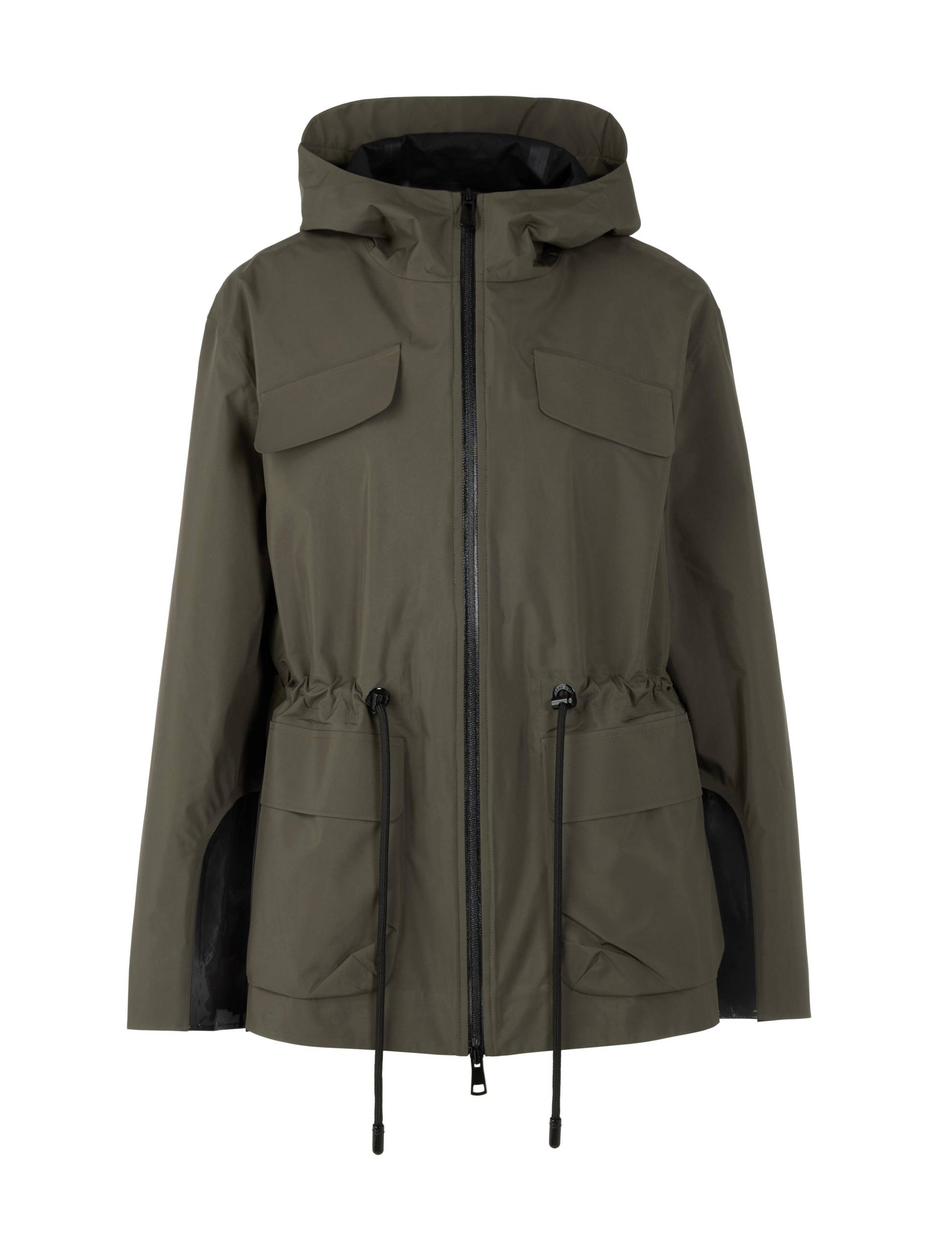 Marc Cain Sports - Outdoor Jacke mit Kordelzug olive drab - Gr. - 36 von Marc Cain Sports