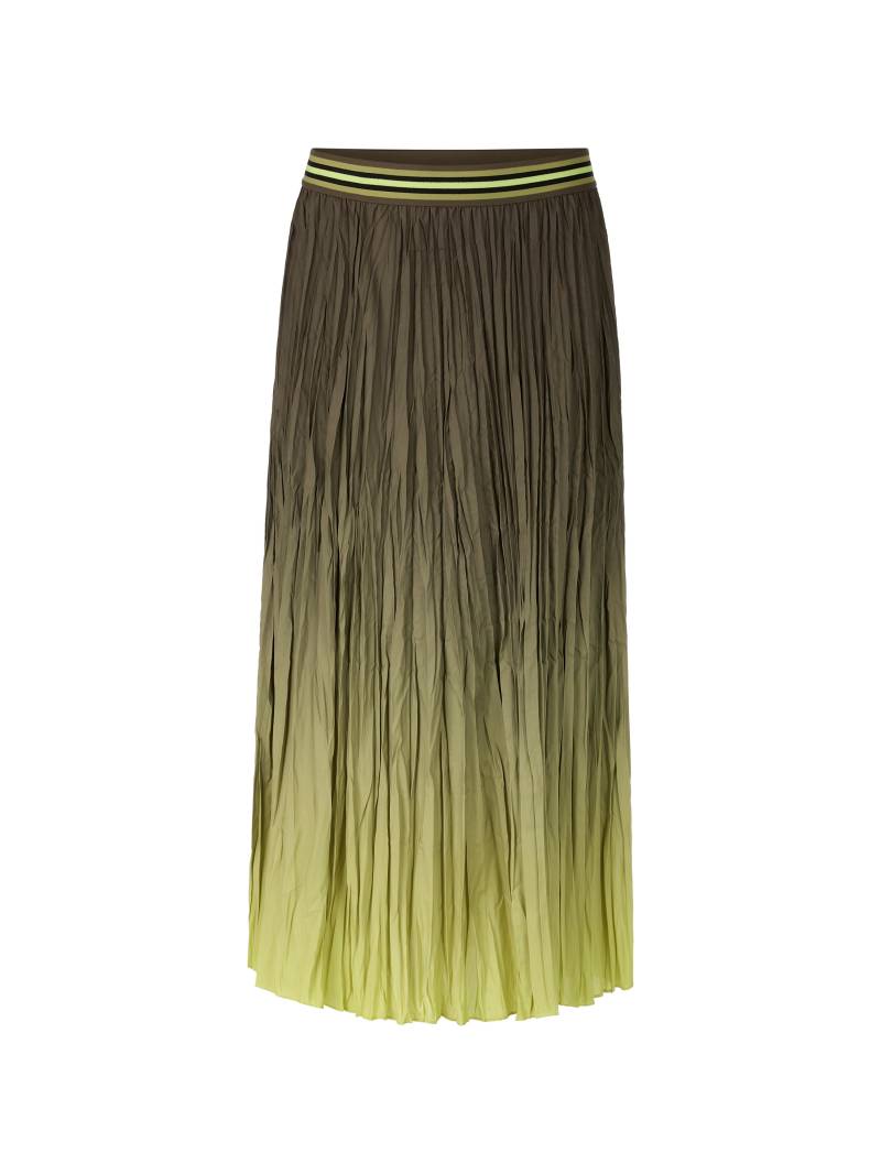 Marc Cain Sports - Plisseerock mit Ombre-Effekt olive drab - Gr. - 42 von Marc Cain Sports