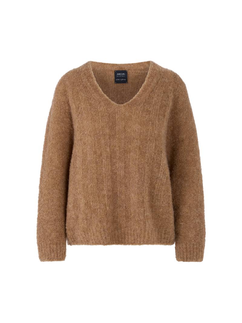 Marc Cain Sports - Pullover mit Alpaka – Knitted in Germany milk coffee - Gr. - 42 von Marc Cain Sports