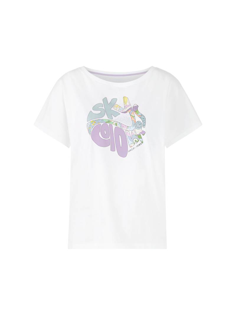 Marc Cain Sports - Rethink Together T-Shirt mit Strass white - Gr. - 40 von Marc Cain Sports