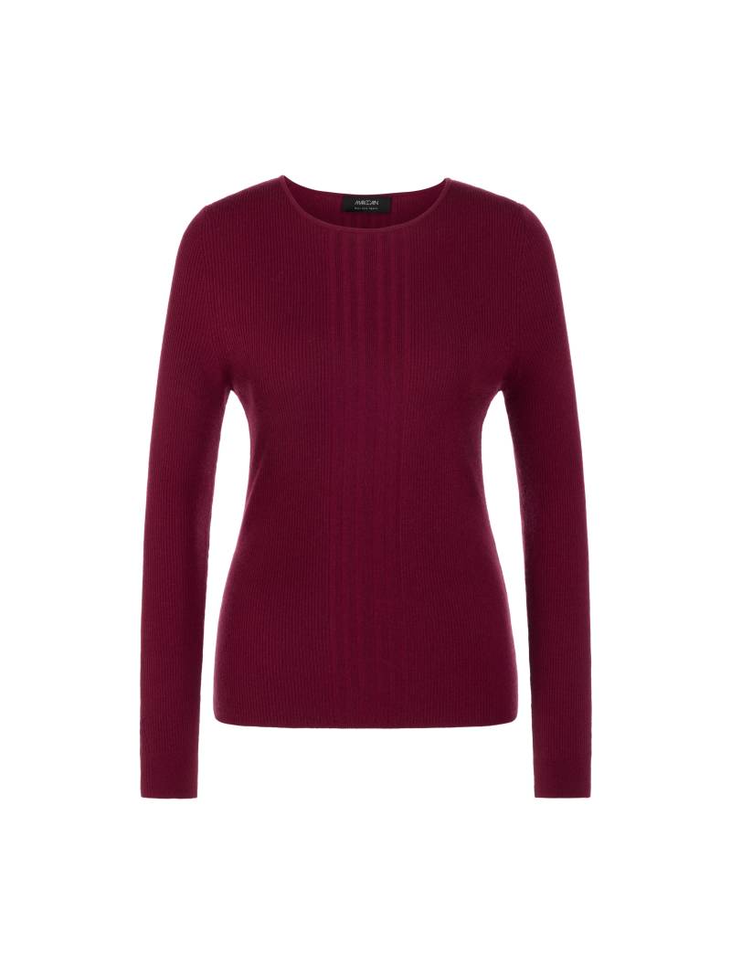 Marc Cain Sports - Rippstrick Pullover Rethink Together rhododendron - Gr. - 40 von Marc Cain Sports