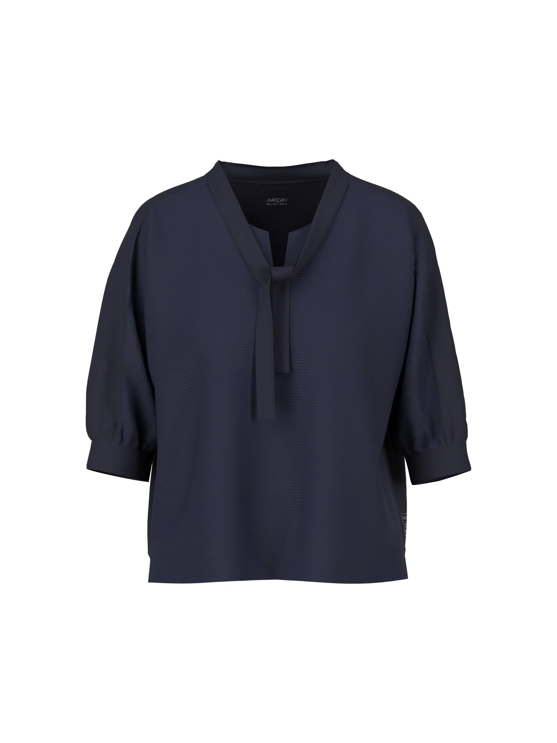 Marc Cain Sports - Schleifen-Shirt Rethink Together navy - Gr. - 46 von Marc Cain Sports