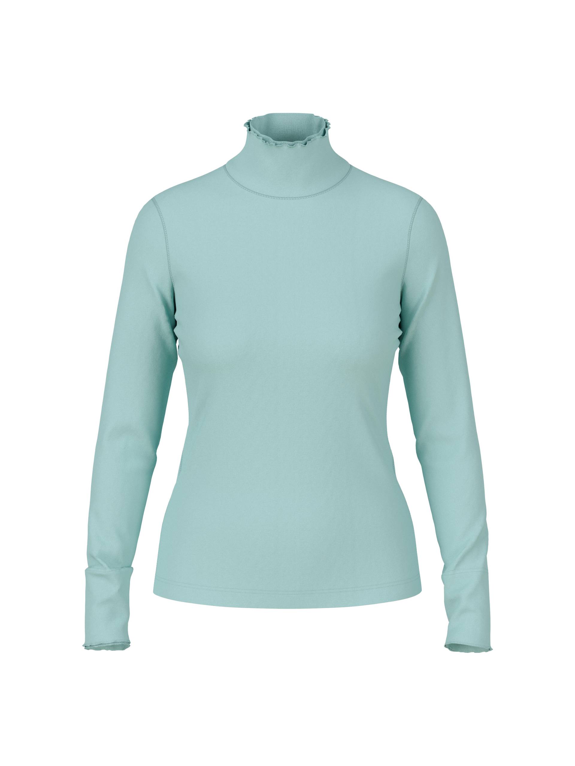 Marc Cain Sports - Unifarbenes Langarmshirt mit Rollkragen - Gr. - 44 von Marc Cain Sports