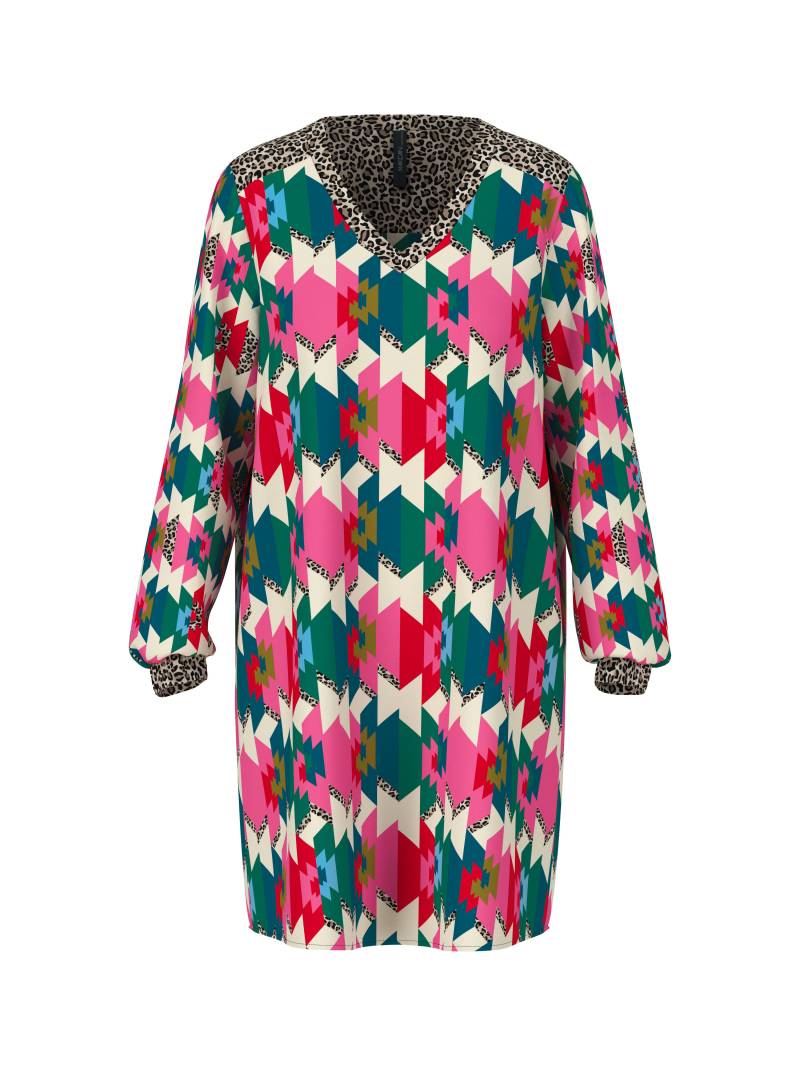 Marc Cain Sports - Viskosekleid in Material- und Mustermix - Gr. - 38 von Marc Cain Sports