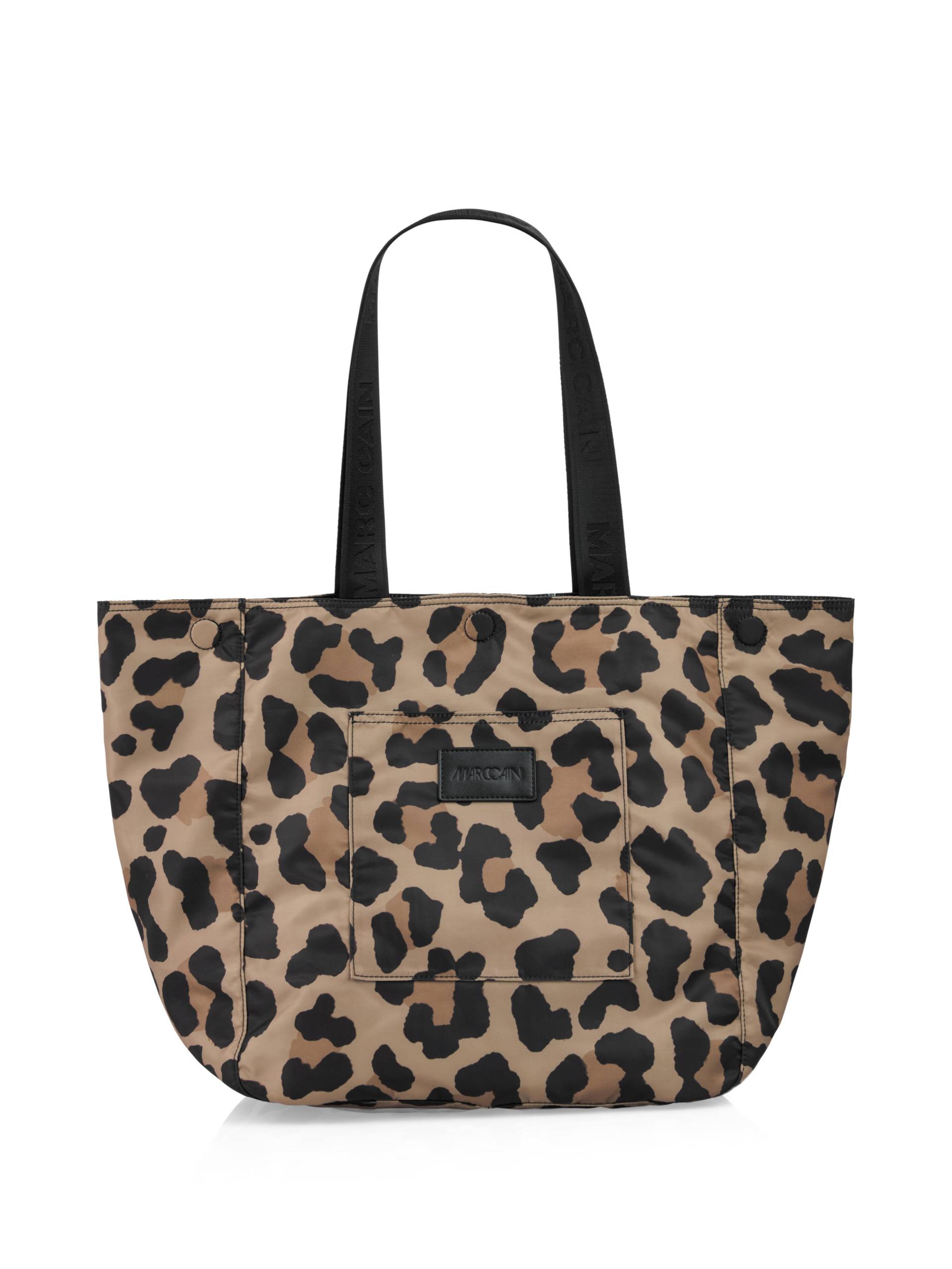 Marc Cain Sports - Wendbare Shopper-Tasche mit Print milk coffee - Gr. - OS von Marc Cain Sports