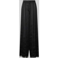 Marc Cain Wide Fit Stoffhose mit gelegten Falten in BLACK, Größe 36 Marc Cain Wide Fit Stoffhose mit gelegten Falten in BLACK, Größe 36 von Marc Cain