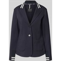 Marc Cain Blazer mit Reverskragen in Marine, Größe 38 Marc Cain Blazer mit Reverskragen in Marine, Größe 38 von Marc Cain