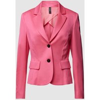 Marc Cain Blazer mit angedeuteten Pattentaschen in Pink, Größe 34 von Marc Cain