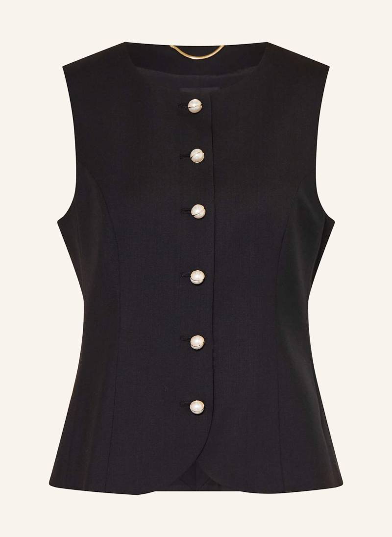 Marc Cain Blazerweste Mit Schmuckperlen schwarz von Marc Cain