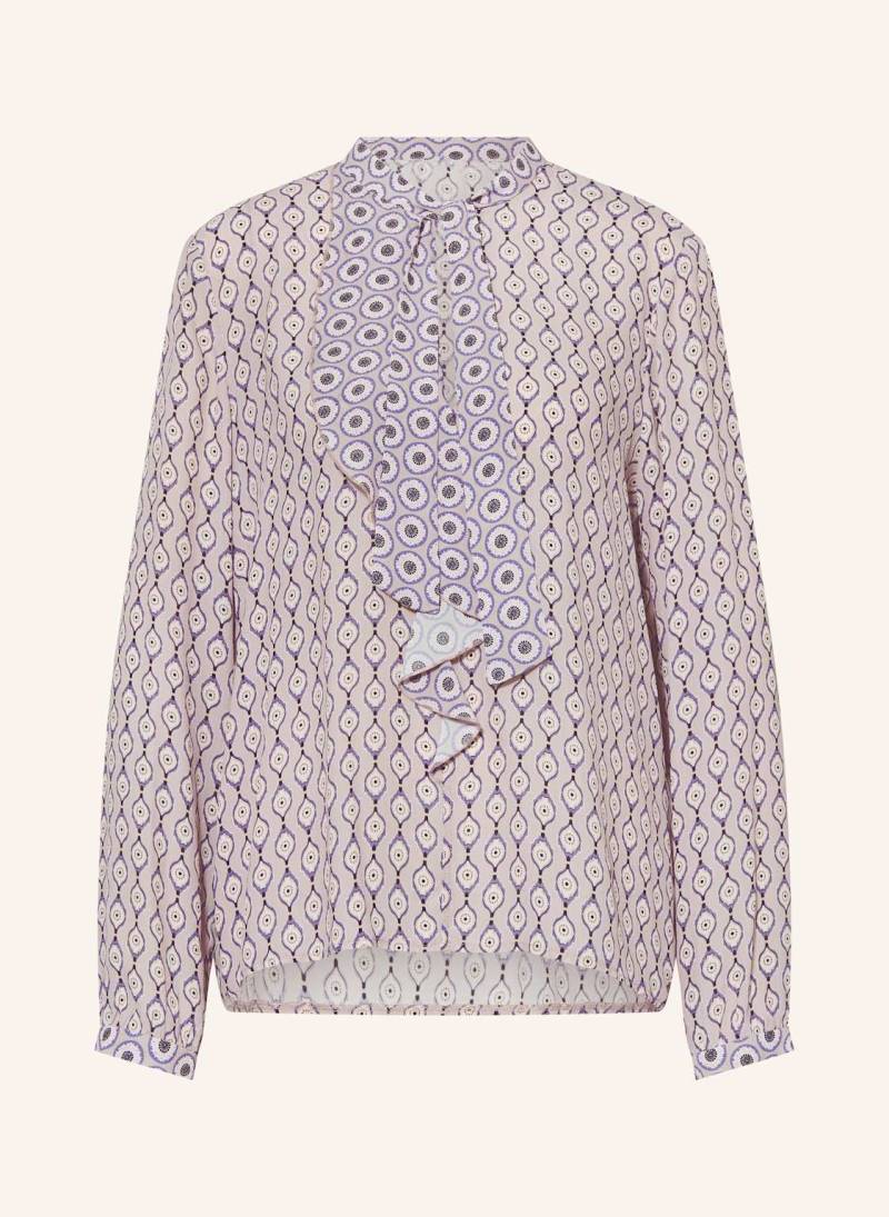 Marc Cain Bluse Mit Schluppe Und Volants beige von Marc Cain