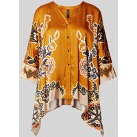 Marc Cain Bluse mit 3/4-Arm in Cognac, Größe 40 von Marc Cain