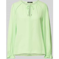 Marc Cain Bluse mit Schlüsselloch-Ausschnitt in Neon Gruen, Größe 38 von Marc Cain