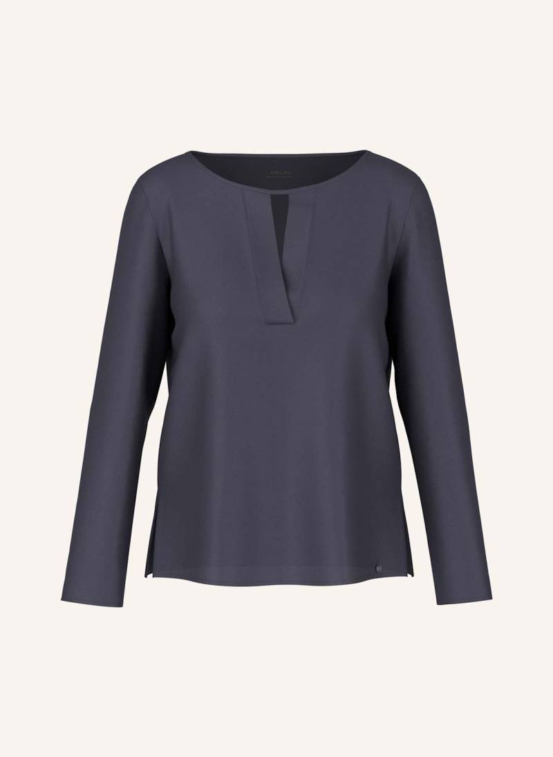 Marc Cain Blusenshirt Aus Seide Im Materialmix grau von Marc Cain
