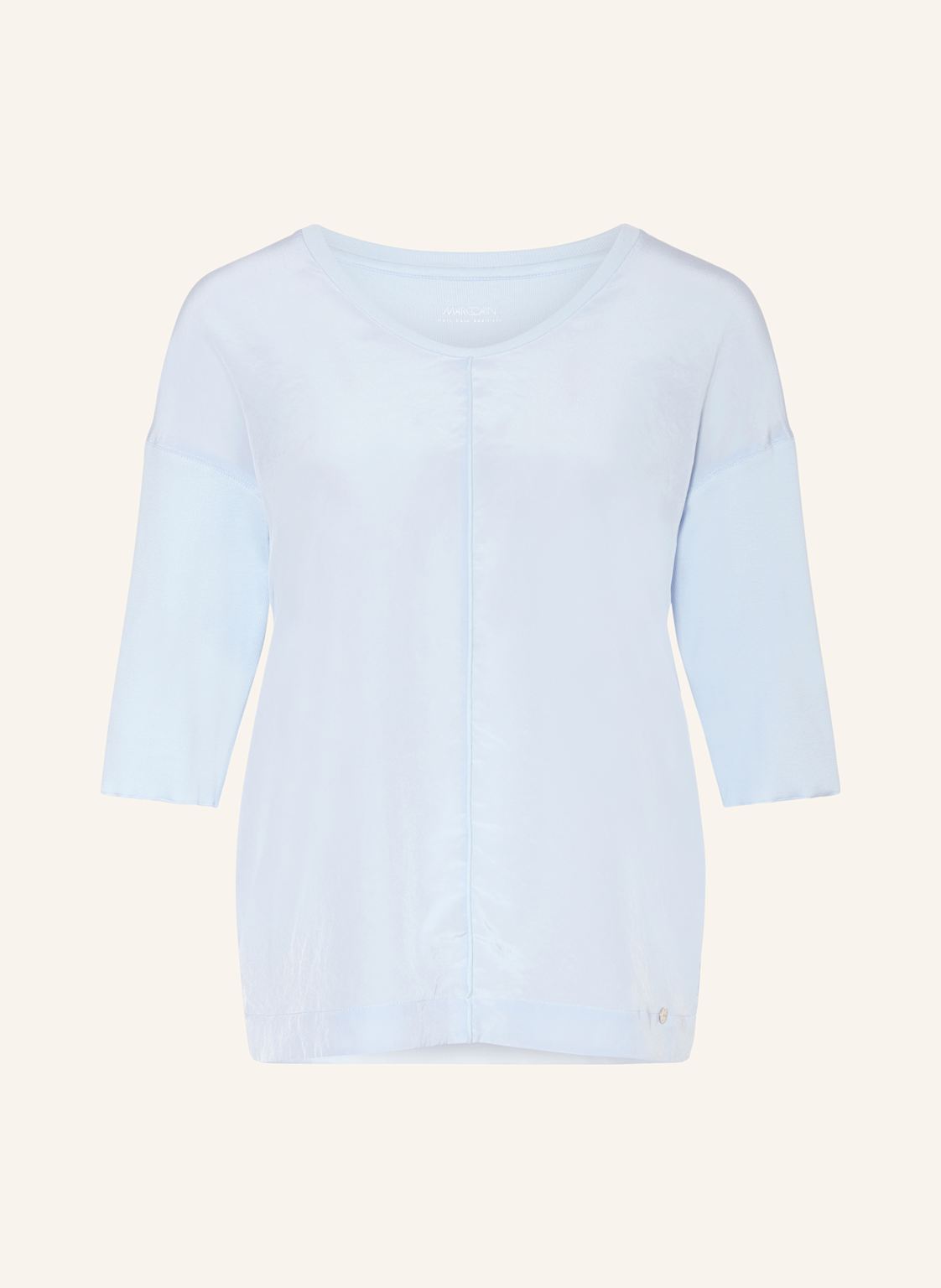 Marc Cain Blusenshirt Im Materialmix blau von Marc Cain