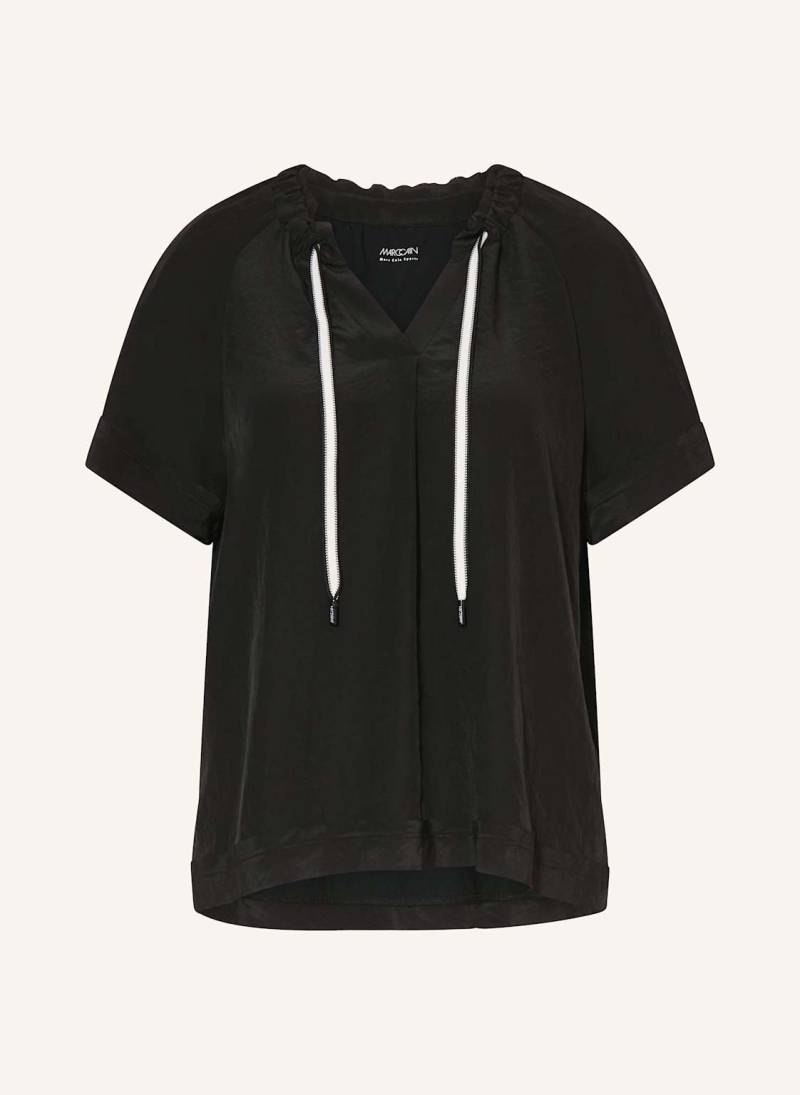 Marc Cain Blusenshirt Im Materialmix schwarz von Marc Cain