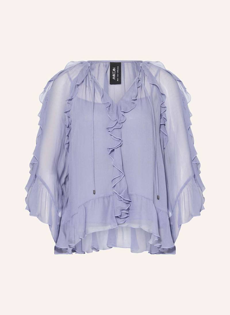 Marc Cain Blusenshirt Mit Rüschen lila von Marc Cain