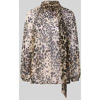 Marc Cain Blusenshirt mit Stehkragen in Camel, Größe 40 von Marc Cain