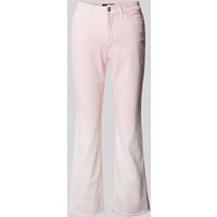 Marc Cain Bootcut Jeans mit ausgefransten Abschlüssen in Rose, Größe 38 von Marc Cain