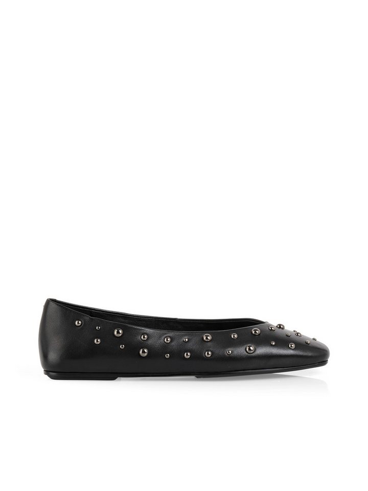 Marc Cain Collections Ballerina Flats, Slipper, Schlupfschuh mit glänzenden Nieten verziert von Marc Cain