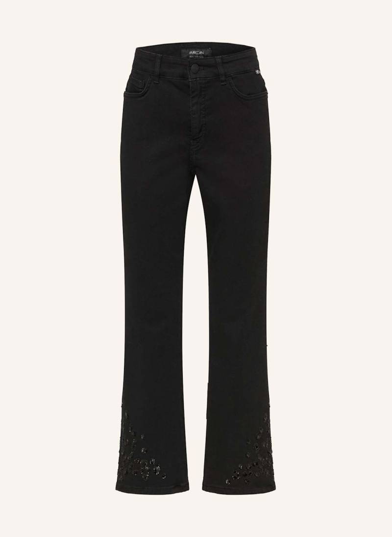 Marc Cain Cropped Jeans Forli Mit Pailletten schwarz von Marc Cain