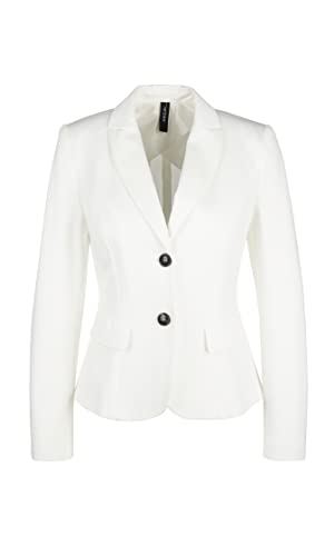 Marc Cain Damen Blazers Anzugjacke, Elfenbein (Off-White 110), 42 (Herstellergröße: 5) von Marc Cain