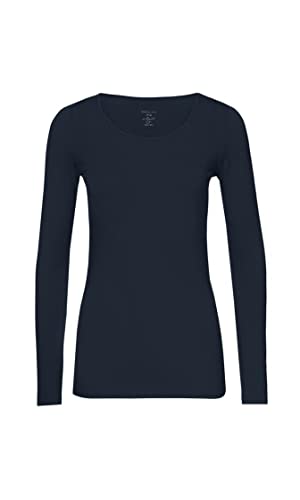 Marc Cain Damen Langarmshirt, Blau (Midnight Blue 395), 42 (Herstellergröße: 5) von Marc Cain