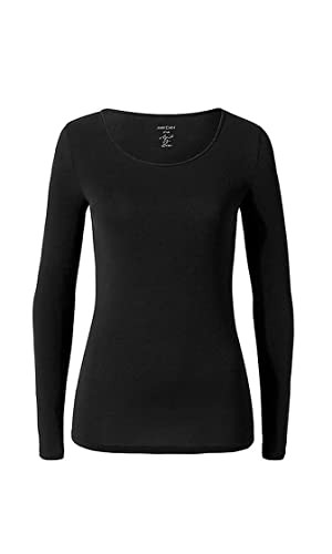 Marc Cain Damen Langarmshirt, Schwarz (Black 900), 38 (Herstellergröße: 3) von Marc Cain