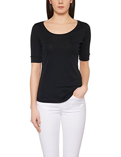 Marc Cain Damen T-Shirt, Blau (Midnight Blue 395), 46 (Herstellergröße: 7) von Marc Cain