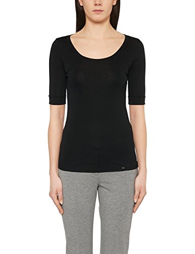 Marc Cain Essentials Damen T-Shirt +E4869J14, Schwarz (Black 900), 44 (6) von Marc Cain