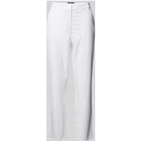 Marc Cain Feminine Fit Hose in verkürzter Passform mit Eingrifftaschen in Weiss, Größe 44 von Marc Cain