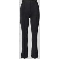 Marc Cain Feminine Fit Stoffhose mit Motiv-Stitching in Black, Größe 42 Marc Cain Feminine Fit Stoffhose mit Motiv-Stitching in Black, Größe 42 von Marc Cain