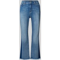 Marc Cain Flared Jeans mit 5-Pocket-Design Modell 'FORLI' in Bleu Melange, Größe 44 von Marc Cain
