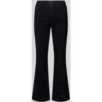 Marc Cain Flared Jeans mit 5-Pocket-Design in Black, Größe 40 von Marc Cain