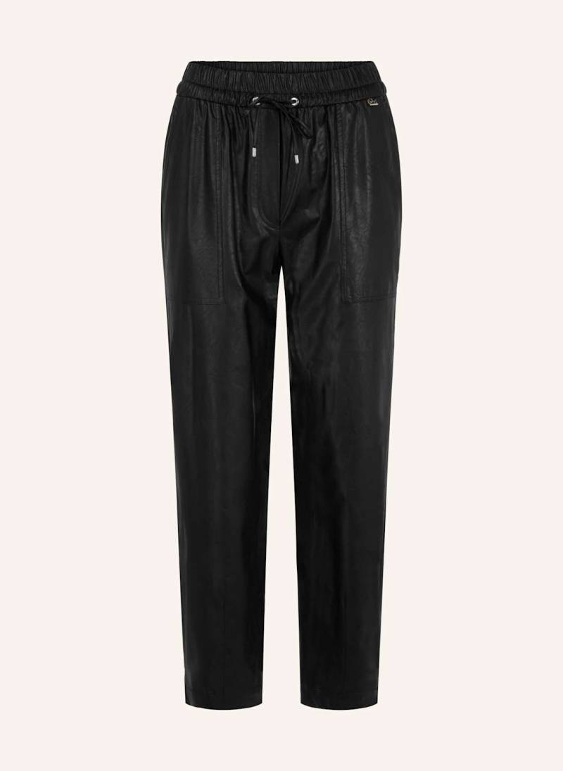 Marc Cain Hose Ranchi In Lederoptik schwarz von Marc Cain