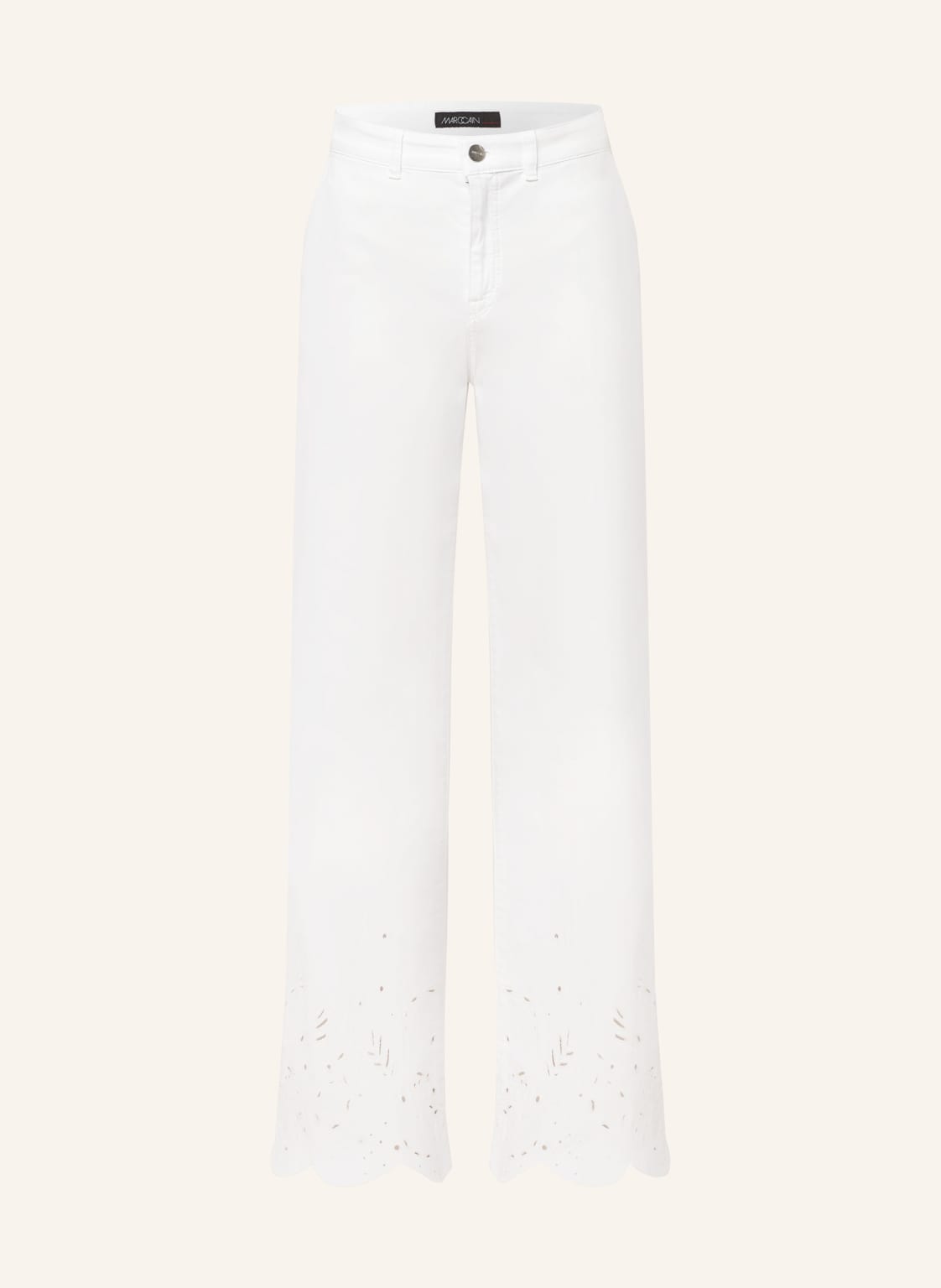 Marc Cain Jeans Warri Mit Lochspitze weiss von Marc Cain