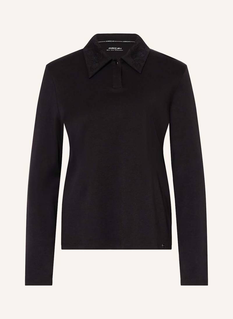 Marc Cain Jersey-Poloshirt schwarz von Marc Cain