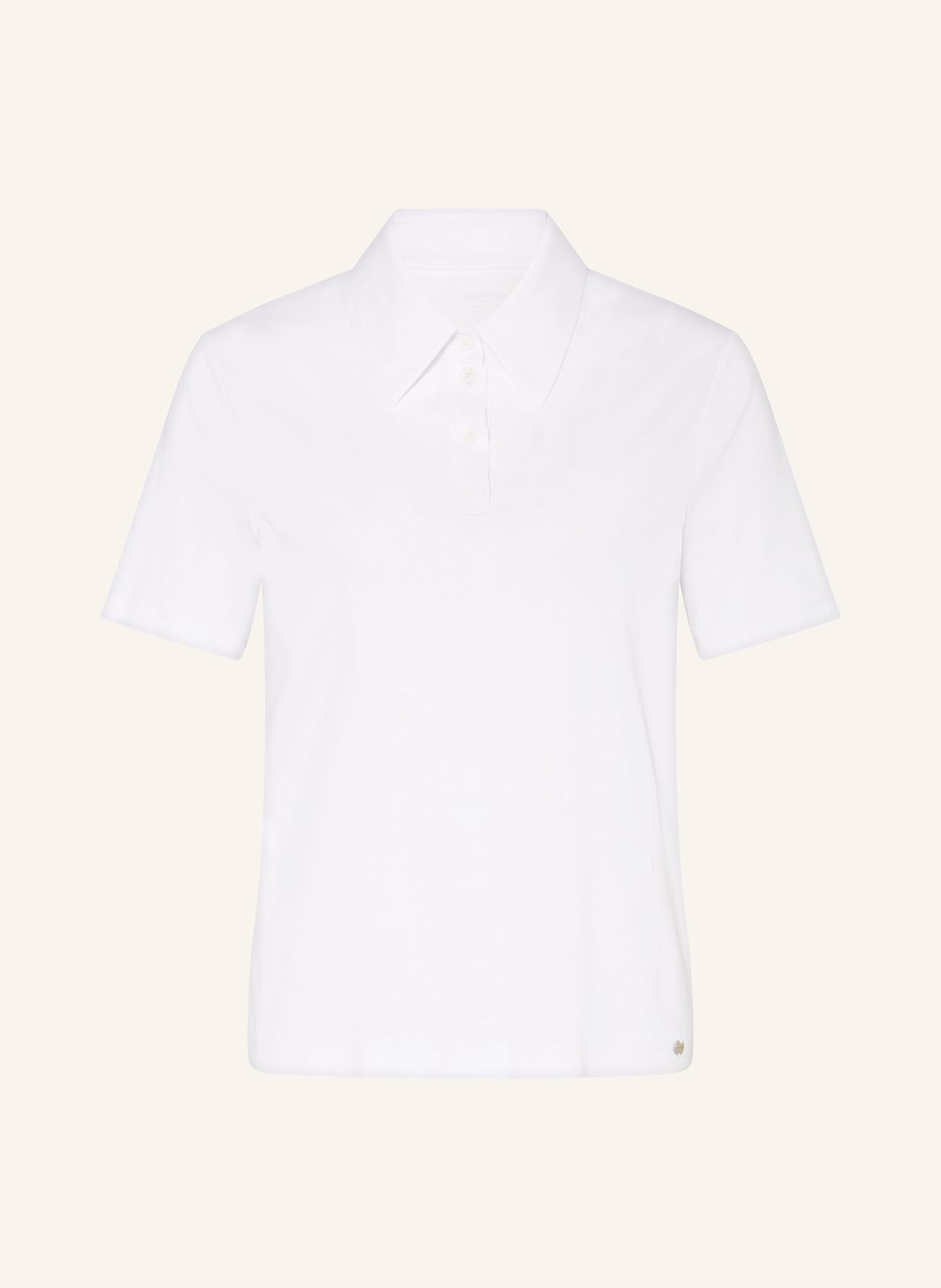 Marc Cain Jersey-Poloshirt weiss von Marc Cain