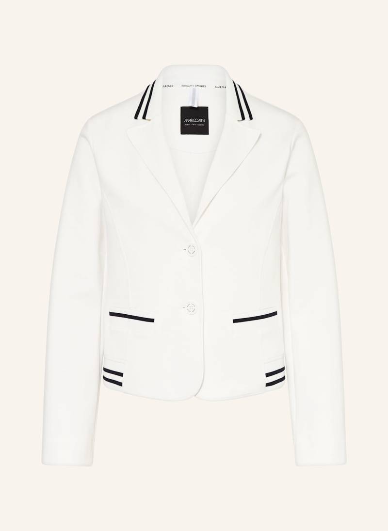 Marc Cain Jerseyblazer Im Materialmix weiss von Marc Cain