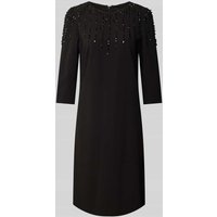 Marc Cain Knielanges Kleid mit Perlen in BLACK, Größe 36 von Marc Cain