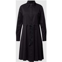 Marc Cain Knielanges Kleid mit Umlegekragen in Marine, Größe 42 von Marc Cain
