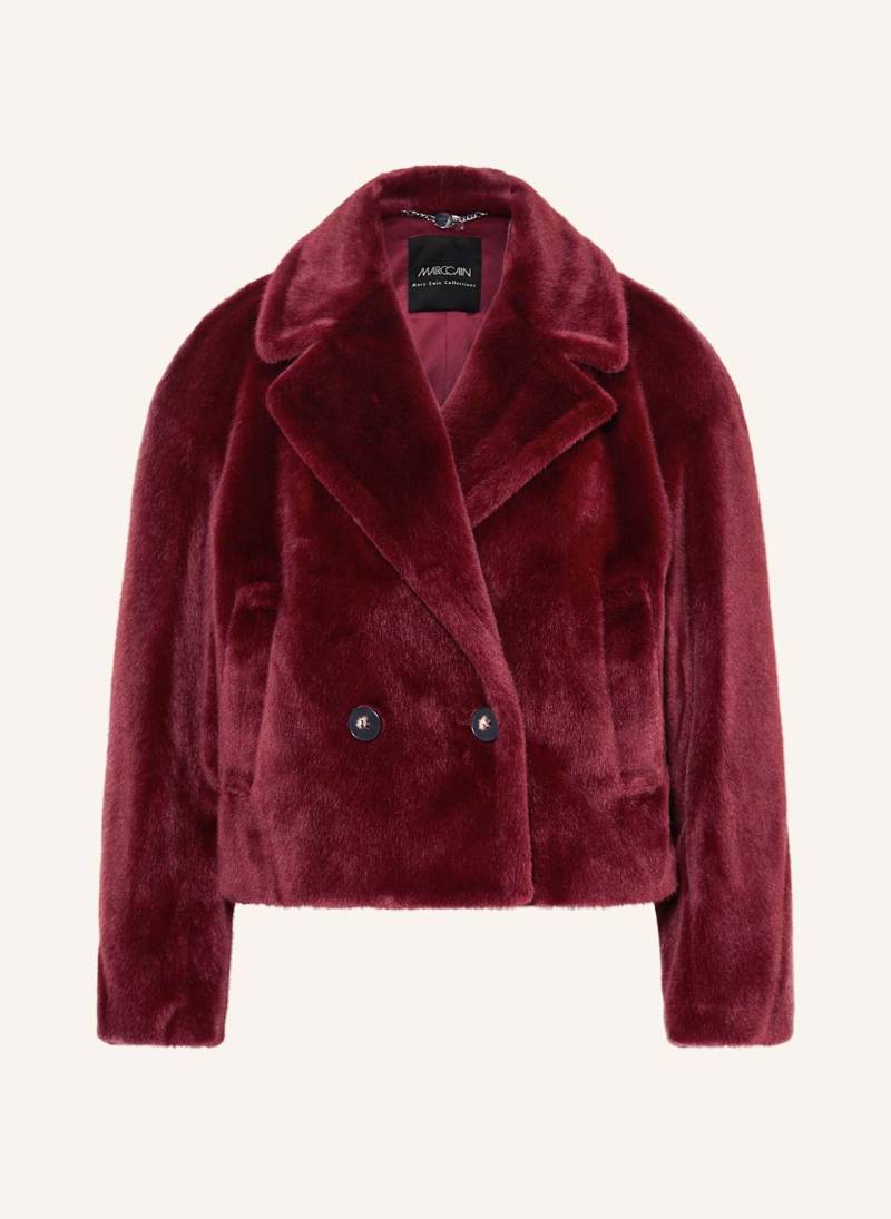 Marc Cain Kunstpelz-Jacke rot von Marc Cain