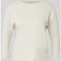 Marc Cain Longsleeve mit U-Boot-Ausschnitt in Kitt, Größe 44 von Marc Cain