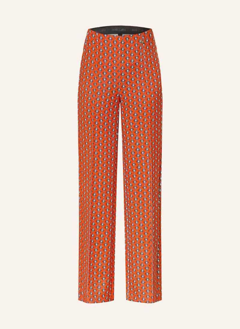 Marc Cain Marlenehose Winder Aus Jersey rot von Marc Cain