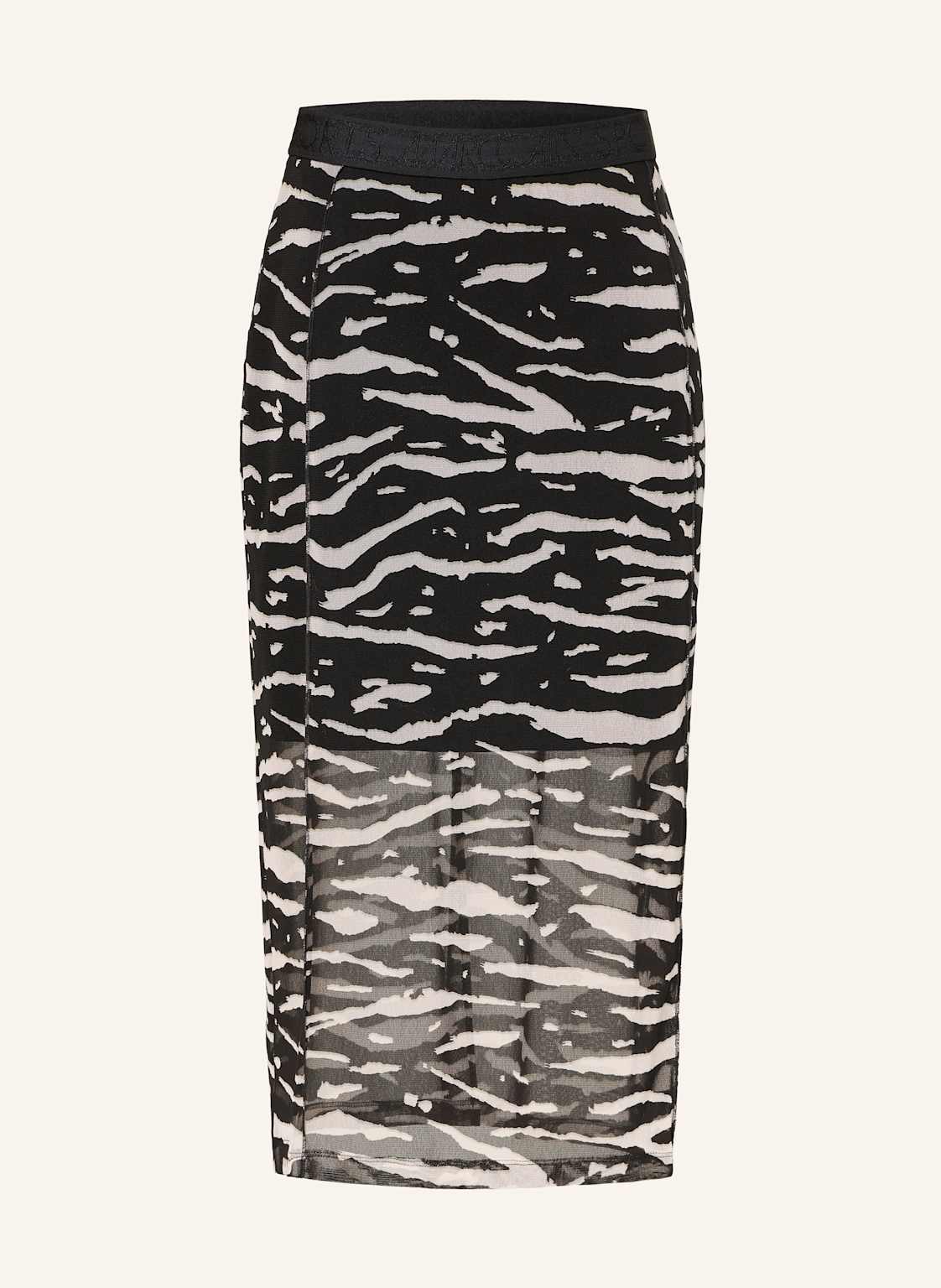 Marc Cain Mesh-Rock schwarz von Marc Cain