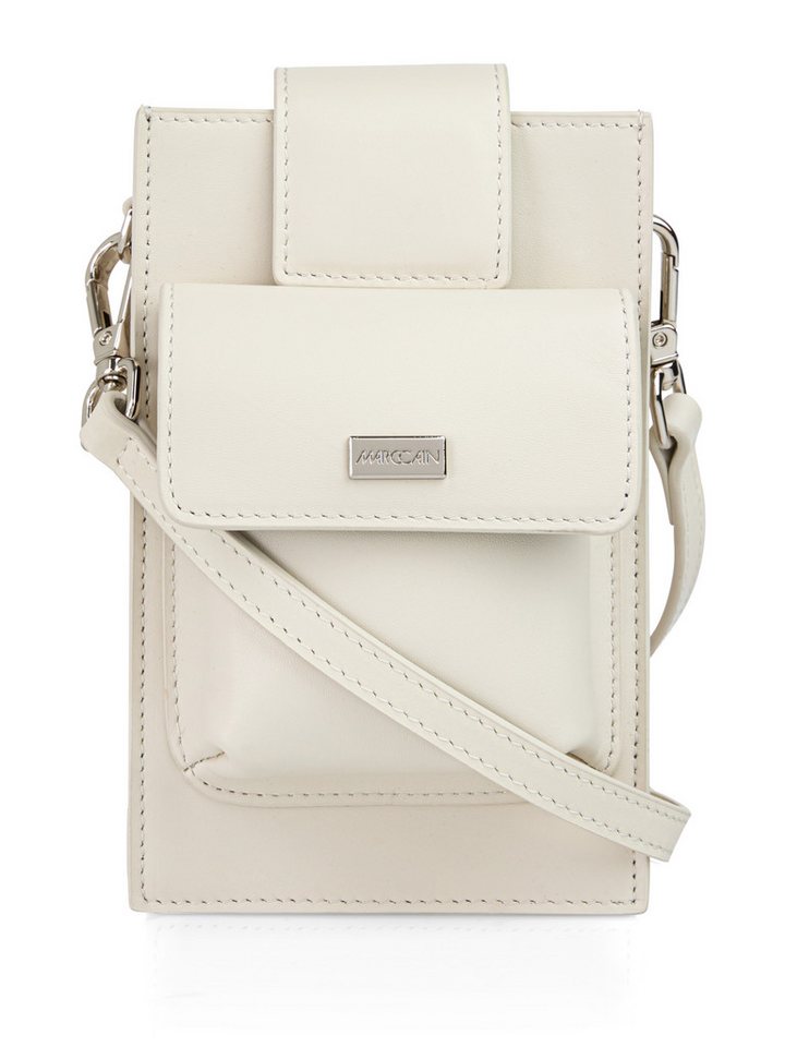 Marc Cain Mini Bag aus Leder mit Außenfächern Slipper von Marc Cain