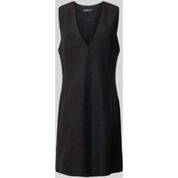 Marc Cain Minikleid mit V-Ausschnitt in Black, Größe 34 Marc Cain Minikleid mit V-Ausschnitt in Black, Größe 34 von Marc Cain