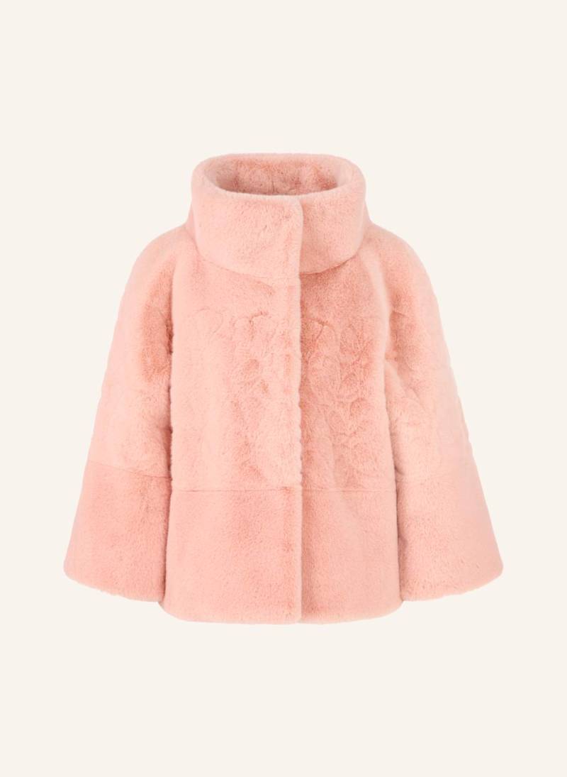 Marc Cain Kunstpelz-Jacke Mit 3/4-Arm beige von Marc Cain