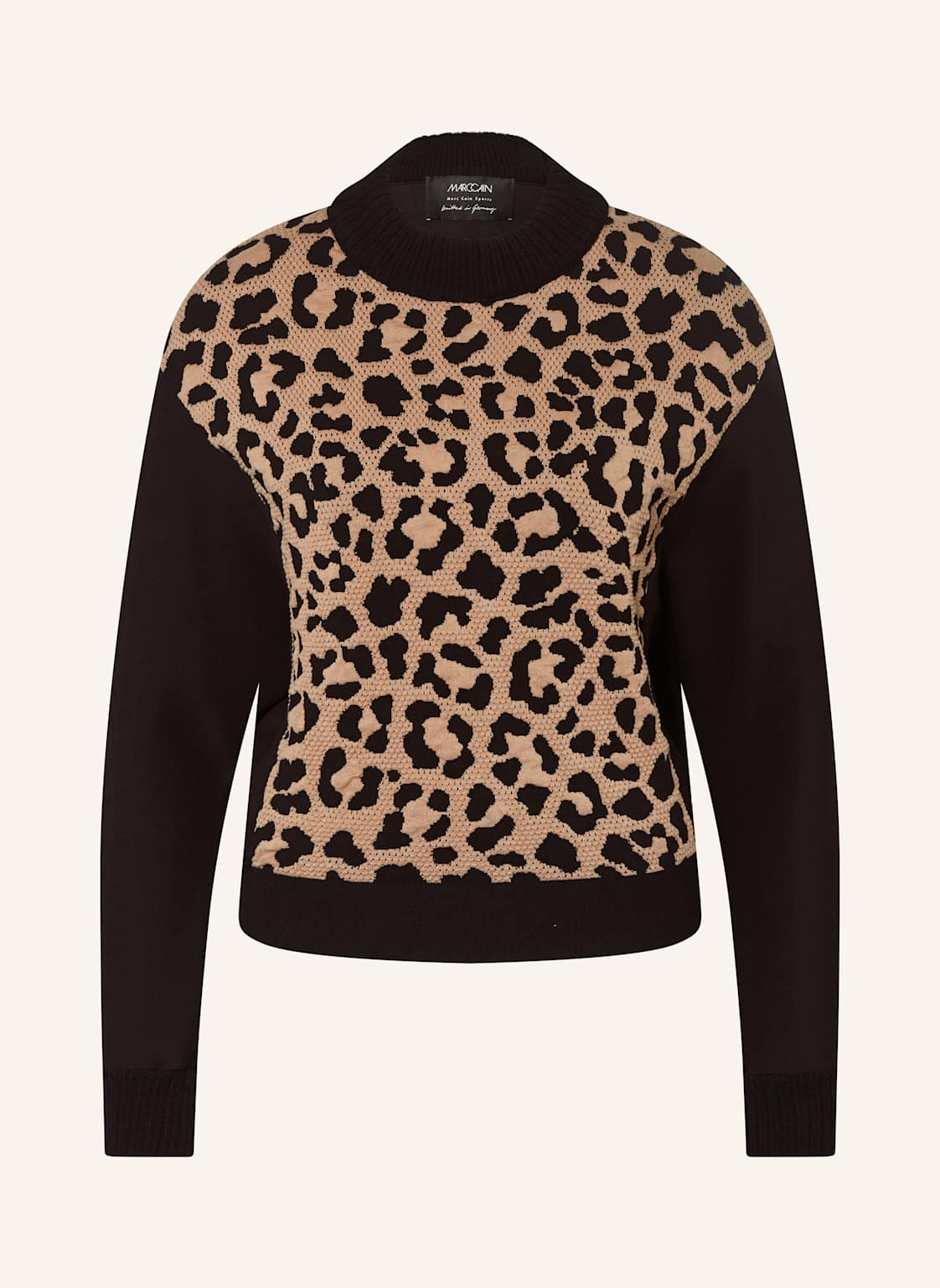 Marc Cain Pullover Im Materialmix schwarz von Marc Cain
