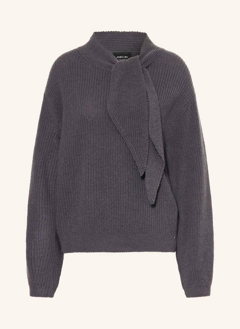 Marc Cain Pullover Mit Schluppe blau von Marc Cain
