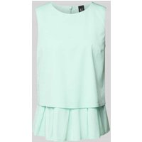Marc Cain Regular Fit Blusentop in Layering-Optik in Mint, Größe 38 Marc Cain Regular Fit Blusentop in Layering-Optik in Mint, Größe 38 von Marc Cain
